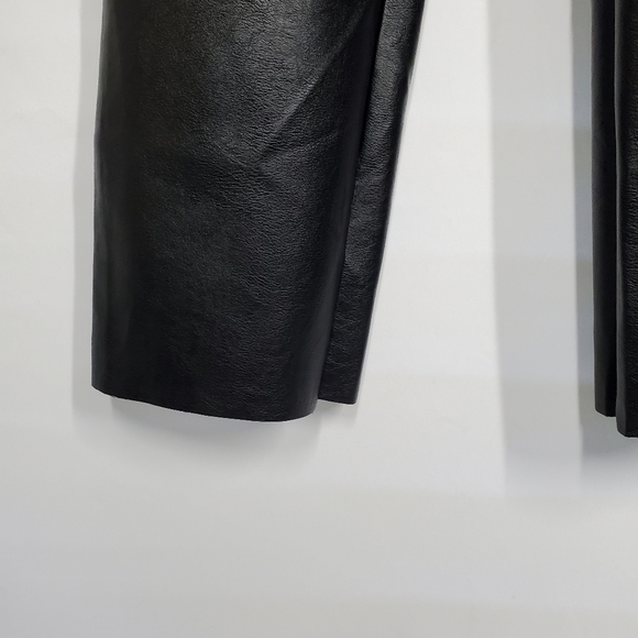 Princess Polly Macey Black Faux Leather Pants - Picture 9 of 16
